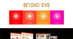 Desktop Screenshot of beyondthenews.biz