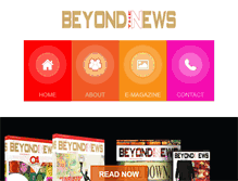Tablet Screenshot of beyondthenews.biz
